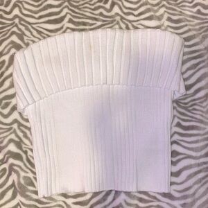 Pacsun Florence Fold-Over Sweater Tube Top